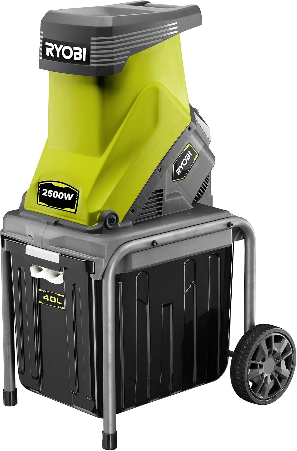Maszyny do rozdrabniania, RSH2545B, RYOBI, 40 l, 2500 W, 45 mm, Czarny