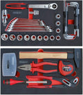 KS Tools, Skrzynie narzędziowe, Czerwony/Czarny