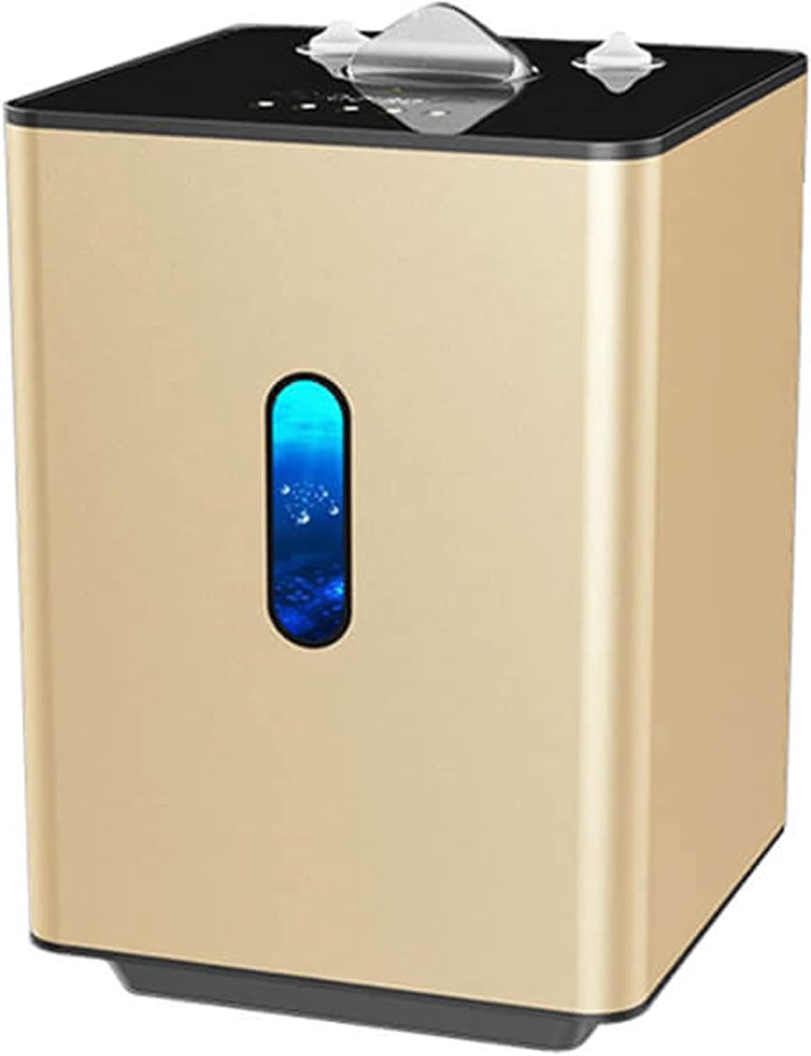 Dzbanki z filtrem, 2 W, 100 ml, 110 V, Złoty/Czarny, aluminium, oświetlenie LED, 2 w 1