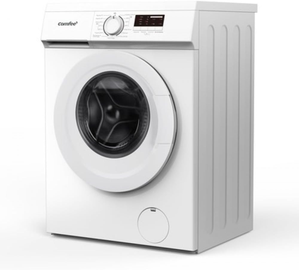 Pralka, CFE10W60/W-IT, COMFEE', 6 kg, 40 cm, 43 litrów, Biały, oświetlenie LED