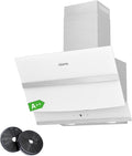 CIARRA, Okap kuchenny, CBCW6736N, 60 CM, Biały, oświetlenie LED